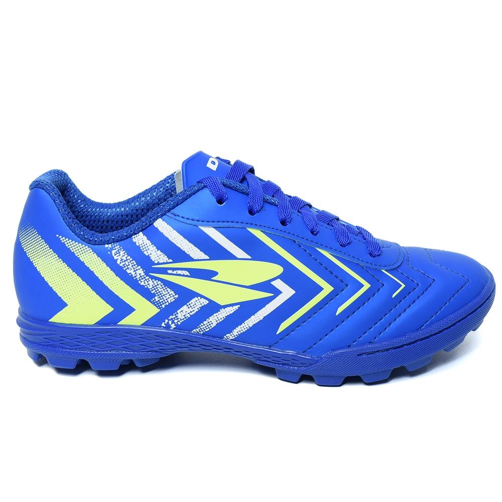 Chuteira Society Dray Foorcy Masculino - Azul e Verde - 2