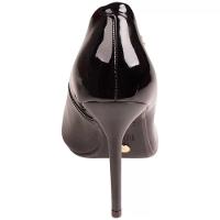 Scarpin Vizzano Bico Fino Salto Alto Verniz Feminino - Preto - 4