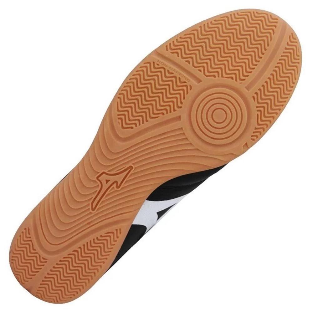 Chuteira Futsal Mizuno Morelia Club In Masculina - Preto e Branco - 6