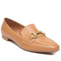 Mocassim Loafer Vizzano Metal Feminino - Caramelo - 2