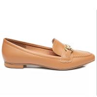 Mocassim Loafer Vizzano Metal Feminino - Caramelo - 3