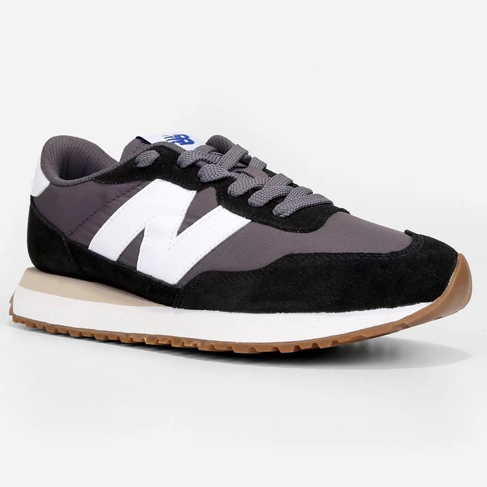 Tênis New Balance 237 Masculino - Preto e Cinza - 1