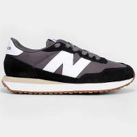 Tênis New Balance 237 Masculino - Preto e Cinza