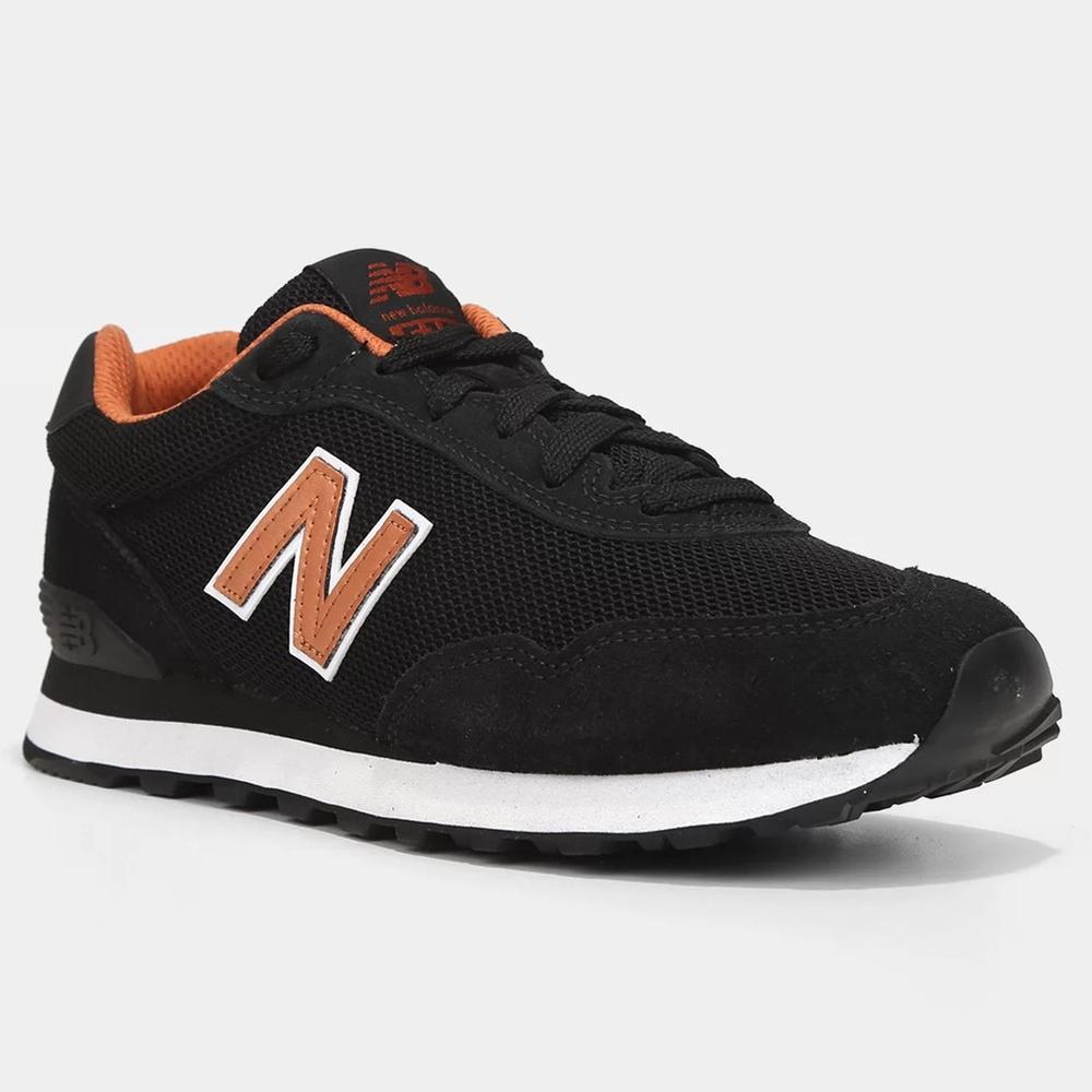 Tênis New Balance 515 Feminino - Preto e Rosa - 1