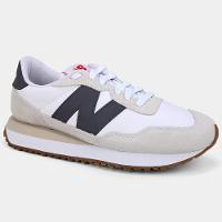 Tênis New Balance 237 Masculino - Chumbo e Bege - 1