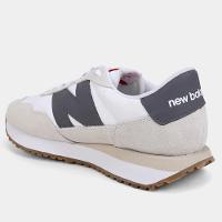 Tênis New Balance 237 Masculino - Chumbo e Bege