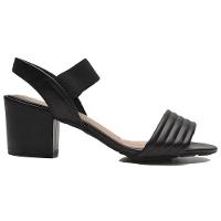 Sandália Modare Salto Médio Elástico Feminina - Preto - 2