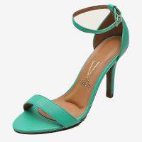 Sandália Vizzano Básica Salto Alto Feminina - Verde Água - 1