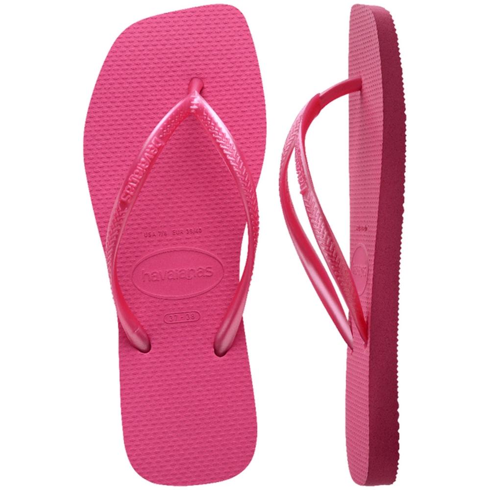 Chinelo Havaianas Slim Square Feminino - Rosa - 4