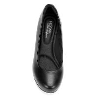 Scarpin Anabela Modare Salto Baixo Bico Redondo - Preto - 3