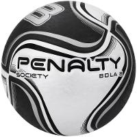 Bola de Futebol Society Penalty 8 X - Branco e Preto - 1