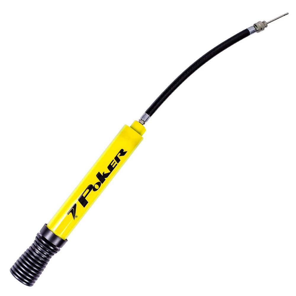 Bomba de Inflar Poker Dupla Ação - Amarelo - 1