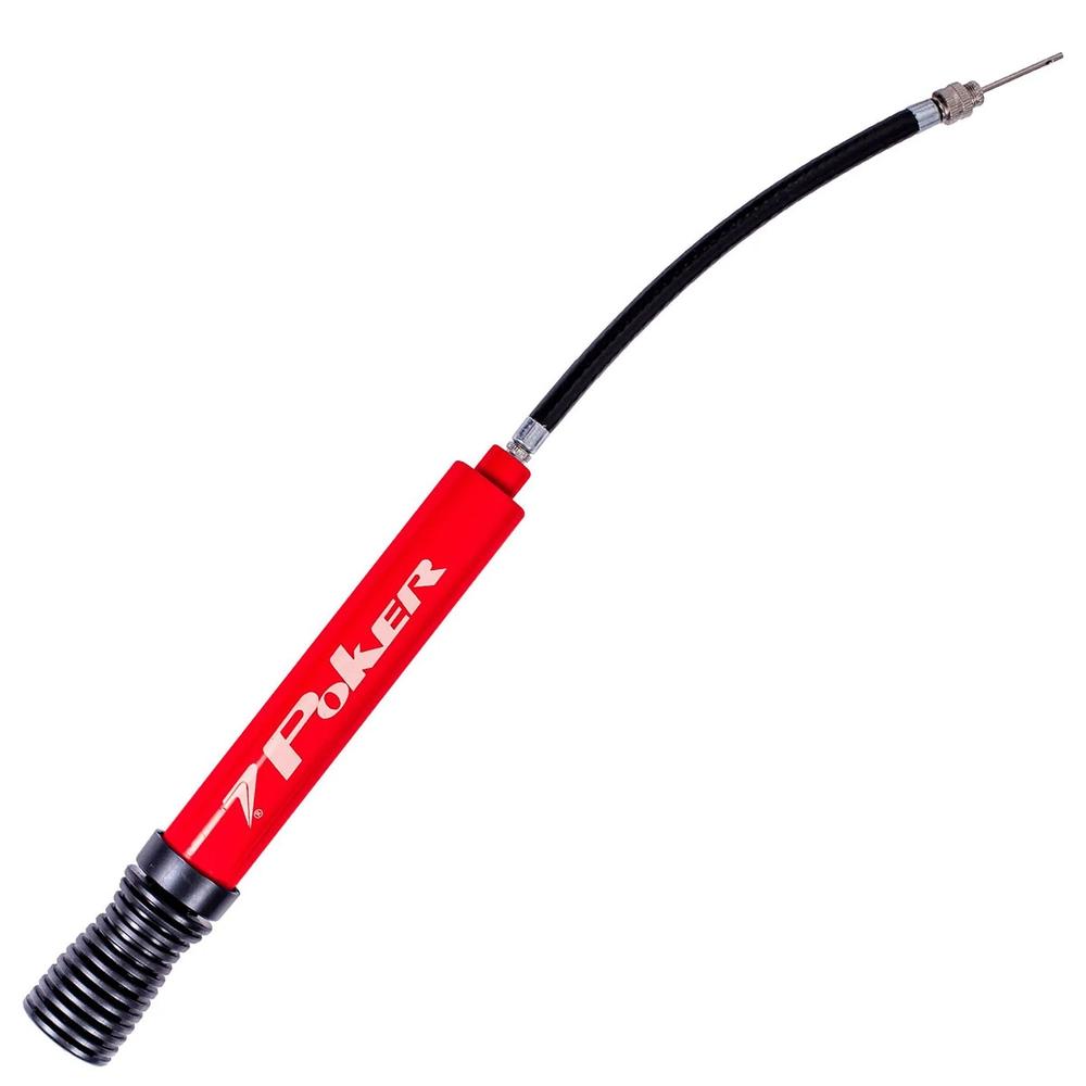 Bomba de Inflar Poker Dupla Ação - Vermelho - 1