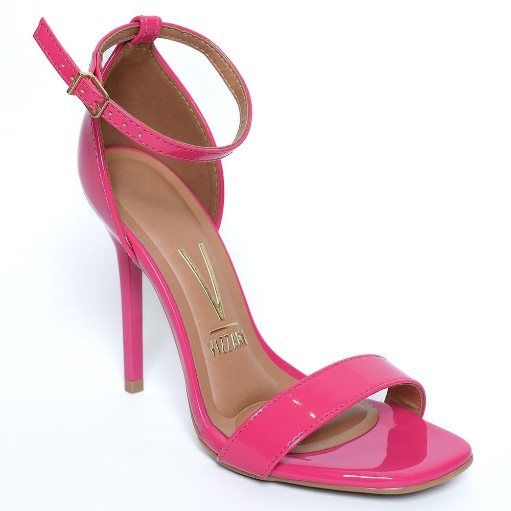 Sandália Vizzano Verniz Salto Alto Feminina - Pink - 1