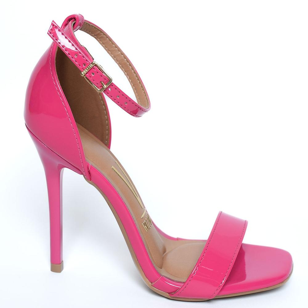 Sandália Vizzano Verniz Salto Alto Feminina - Pink - 2