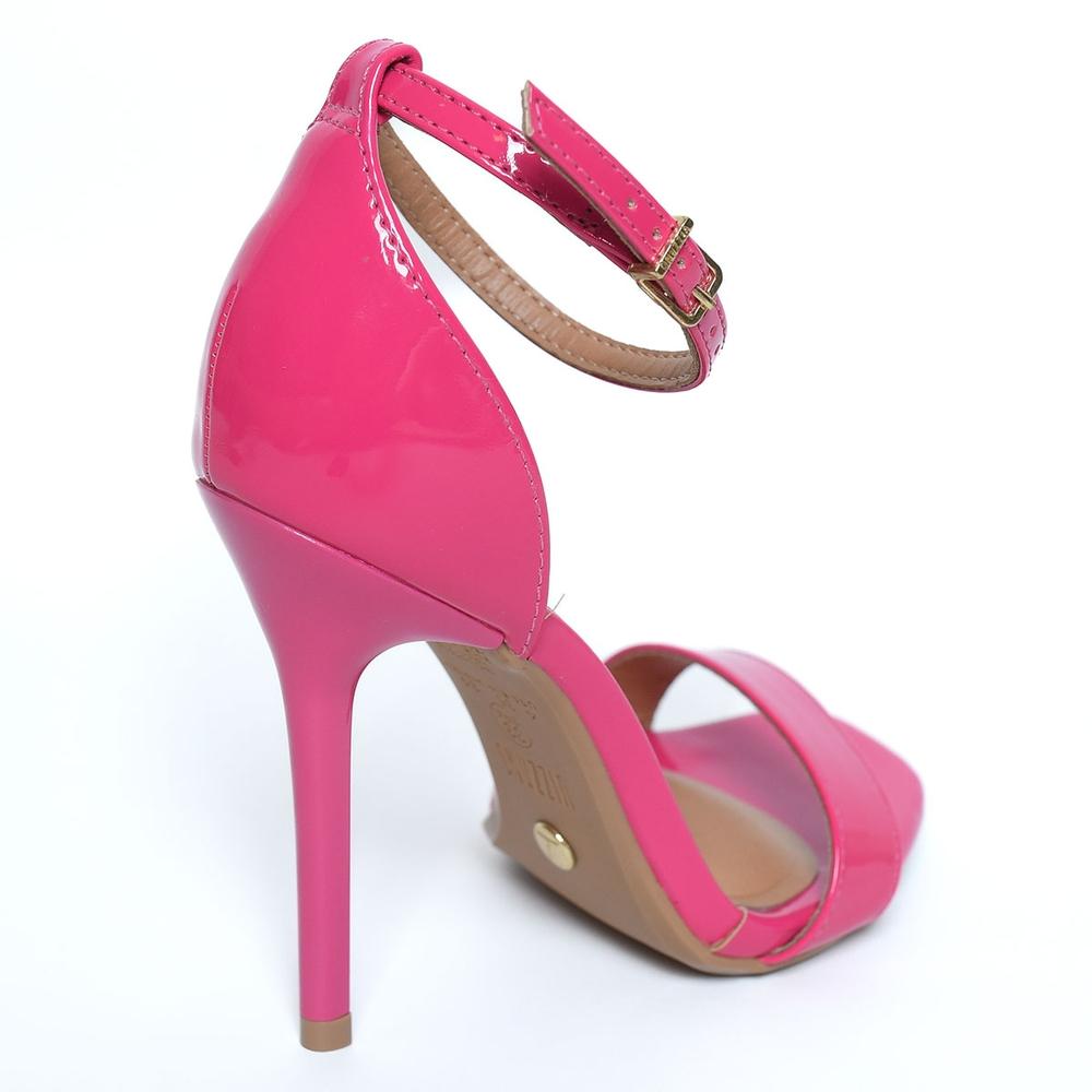Sandália Vizzano Verniz Salto Alto Feminina - Pink - 4