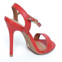 Sandália Vizzano Básica Salto Alto Feminina - Vermelho