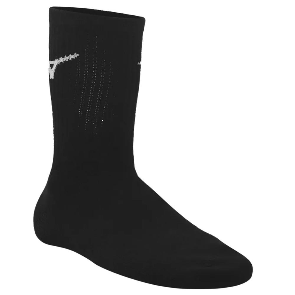 Kit Meia Mizuno Cano Médio Training Pacote com 3 pares - Preto - 2