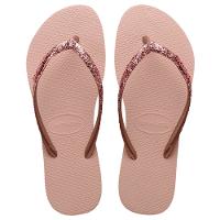 Chinelo Havaianas Slim Glitter II Feminino - Rosa - 1