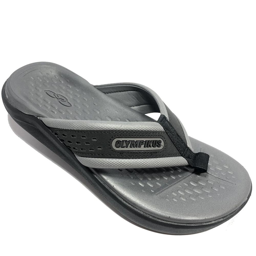 Chinelo Olympikus 921 Tradicional Masculino - Preto e Chumbo - 1