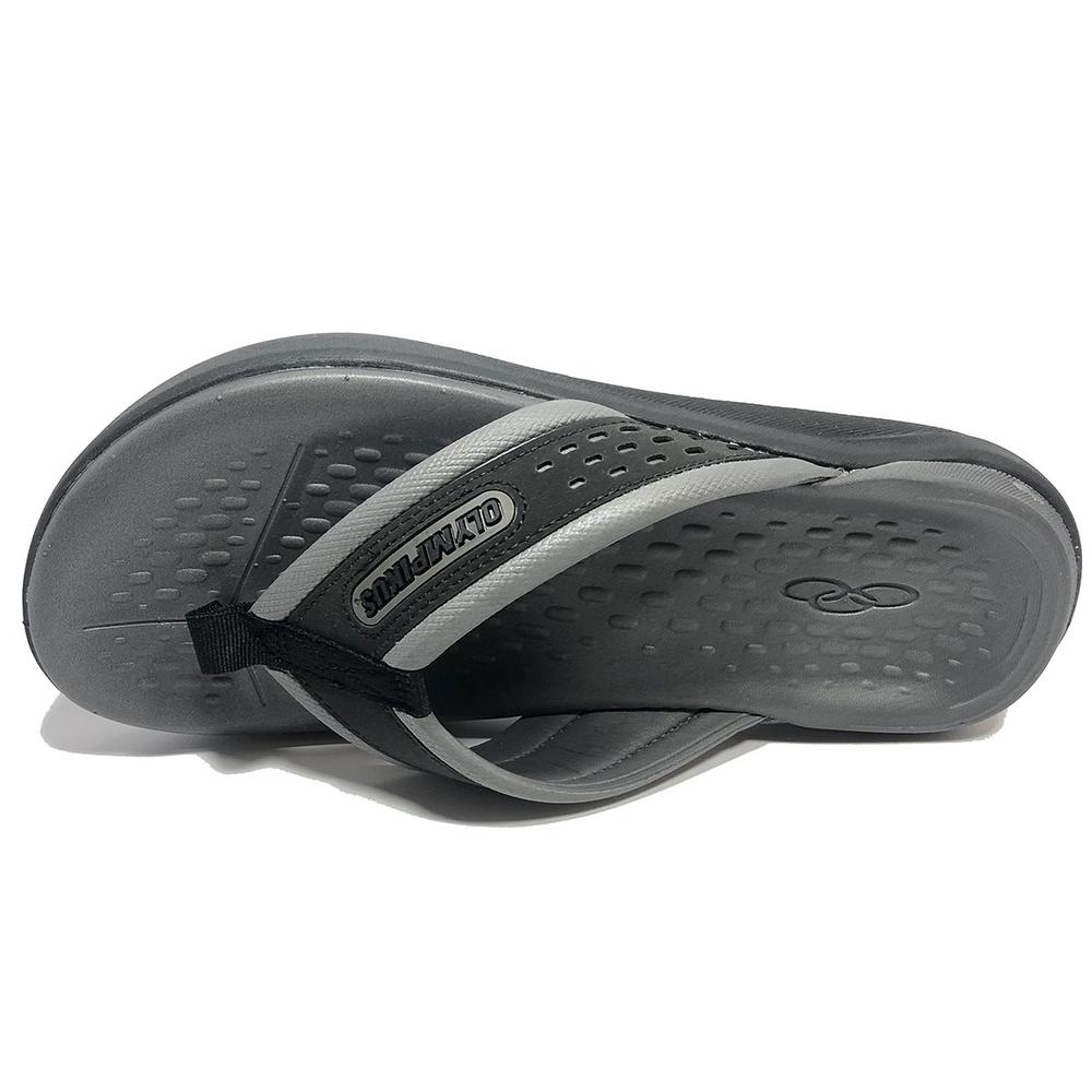 Chinelo Olympikus 921 Tradicional Masculino - Preto e Chumbo - 3