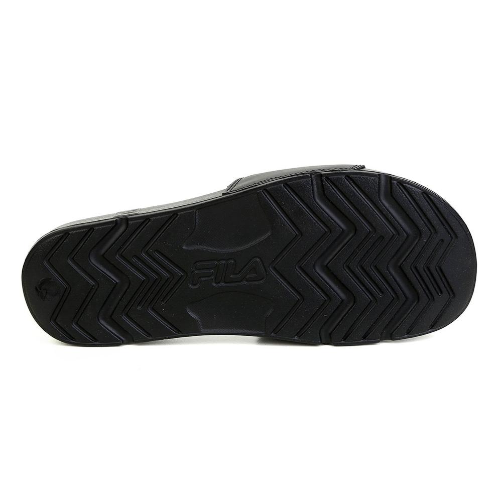 Chinelo Slide Fila Drifter Basic - Preto e Vermelho - 3