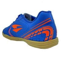 Chuteira Futsal Dray 806 Masculina - Azul e Laranja