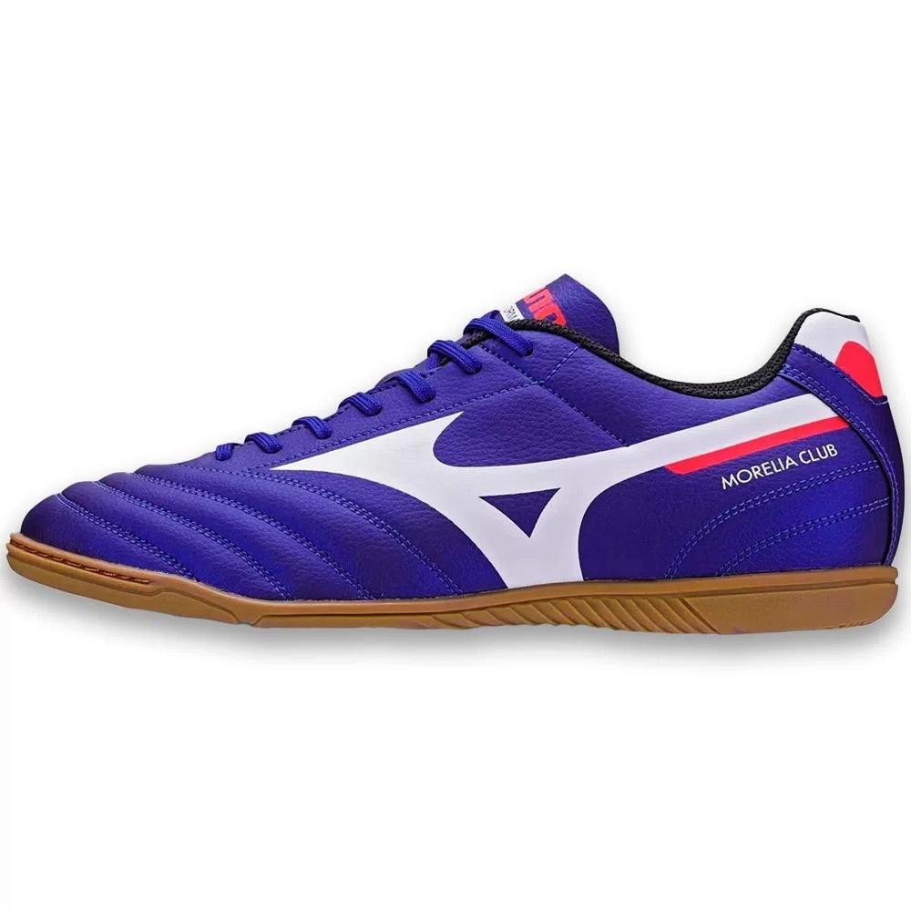 Chuteira Futsal Mizuno Morelia Club In Masculina - Azul e Branco - 2
