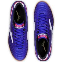 Chuteira Futsal Mizuno Morelia Club In Masculina - Azul e Branco - 3