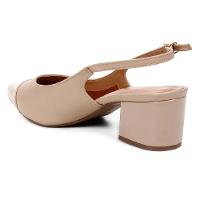 Mule Vizzano Salto Bloco Chanel Feminino - Nude - 3