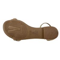 Rasteira Vizzano Trança Strass Feminina - Bege - 5