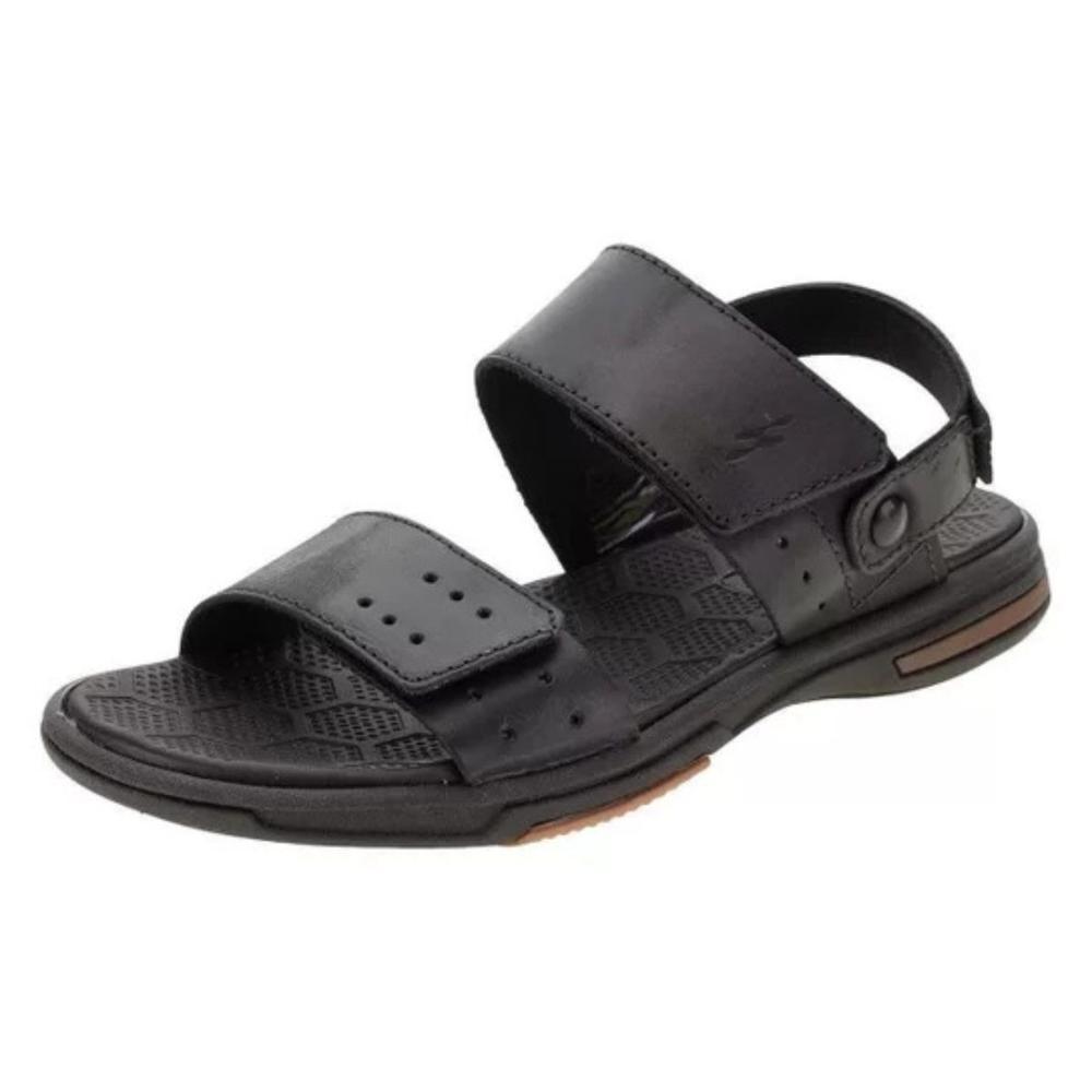 Sandália Couro Itapuã 5302 Masculina - Marrom Escuro - 1