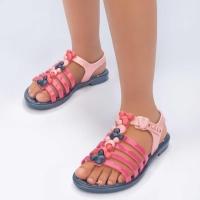 Sandália Infantil Disney Magical Grendene Kids - Azul e Rosa - 4