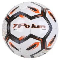 Bola de Futebol Campo Poker Training 32 Gomos Onix - Preto e Laranja - 3