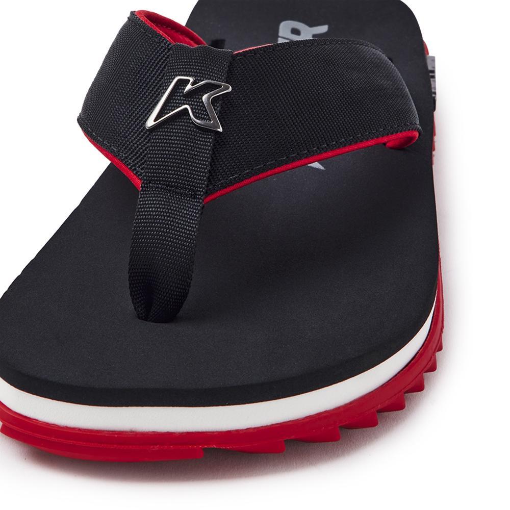 Chinelo Kenner Kivah Line Masculino - Preto e Vermelho - 4
