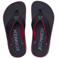Chinelo Kenner Kivah Line Masculino - Preto e Vermelho - 2