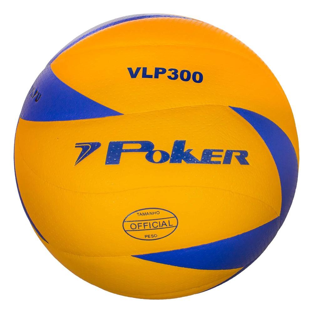 Bola de Vôlei Poker Profissional VLP 300 - Amarelo e Azul - 1