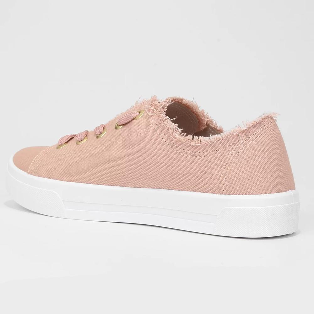Tênis Moleca Casual Feminino - Rosa Claro - 4