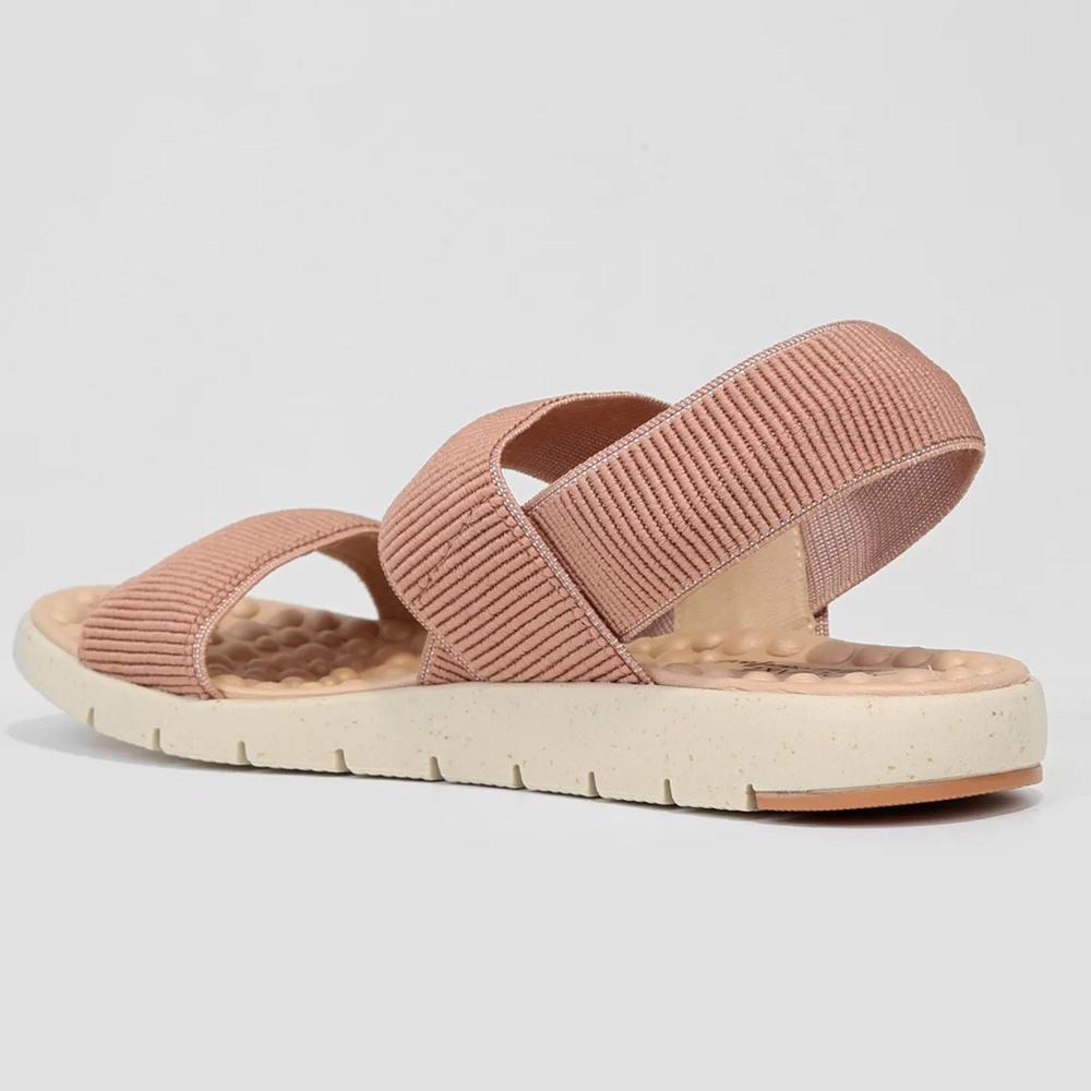 Sandália Modare Elásticos Ultra Confort Feminina - Bege - 4
