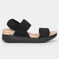 Sandália Modare Flatform Lisa Feminina - Preto - 2