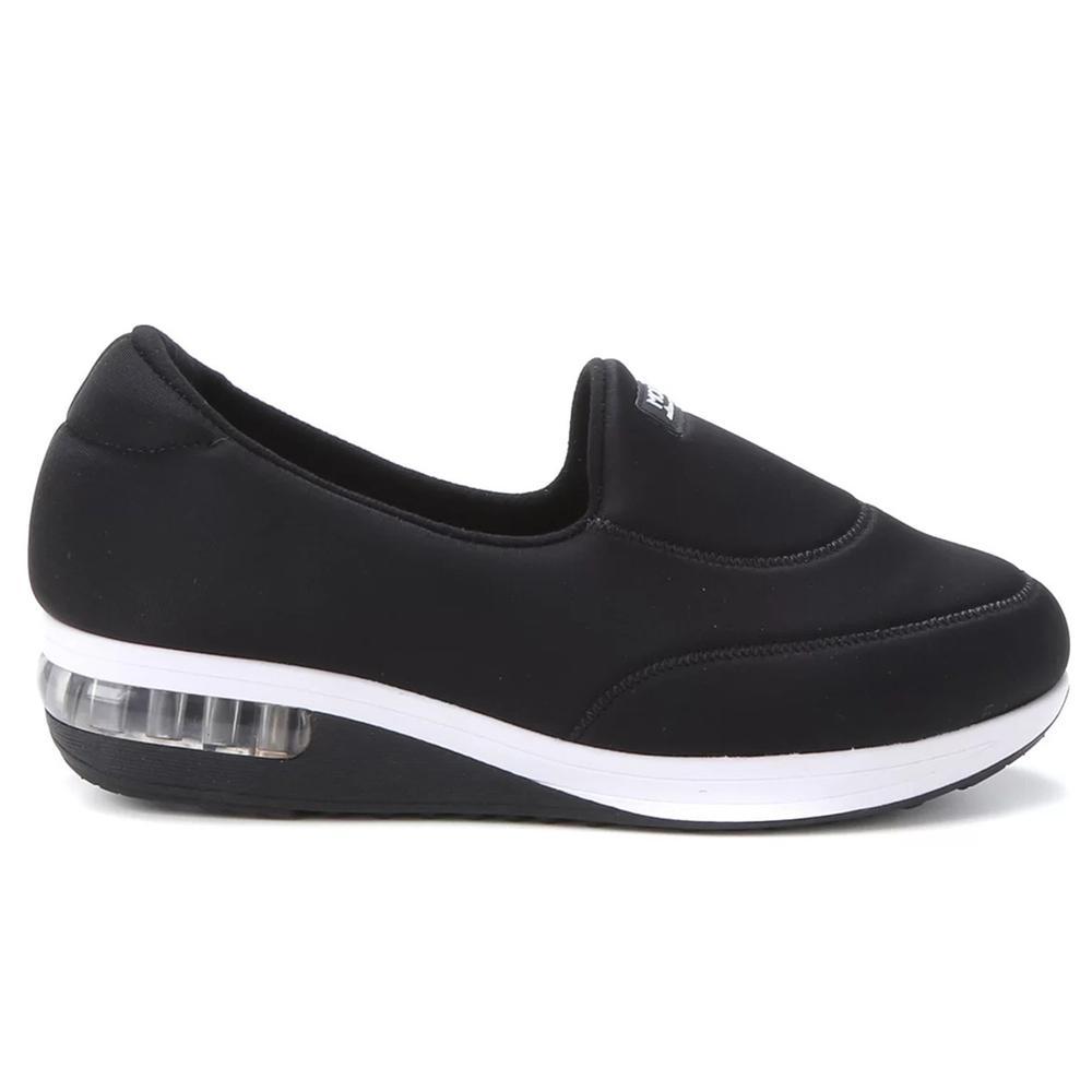 Tênis Slip On Modare Liso Feminino - Preto - 2