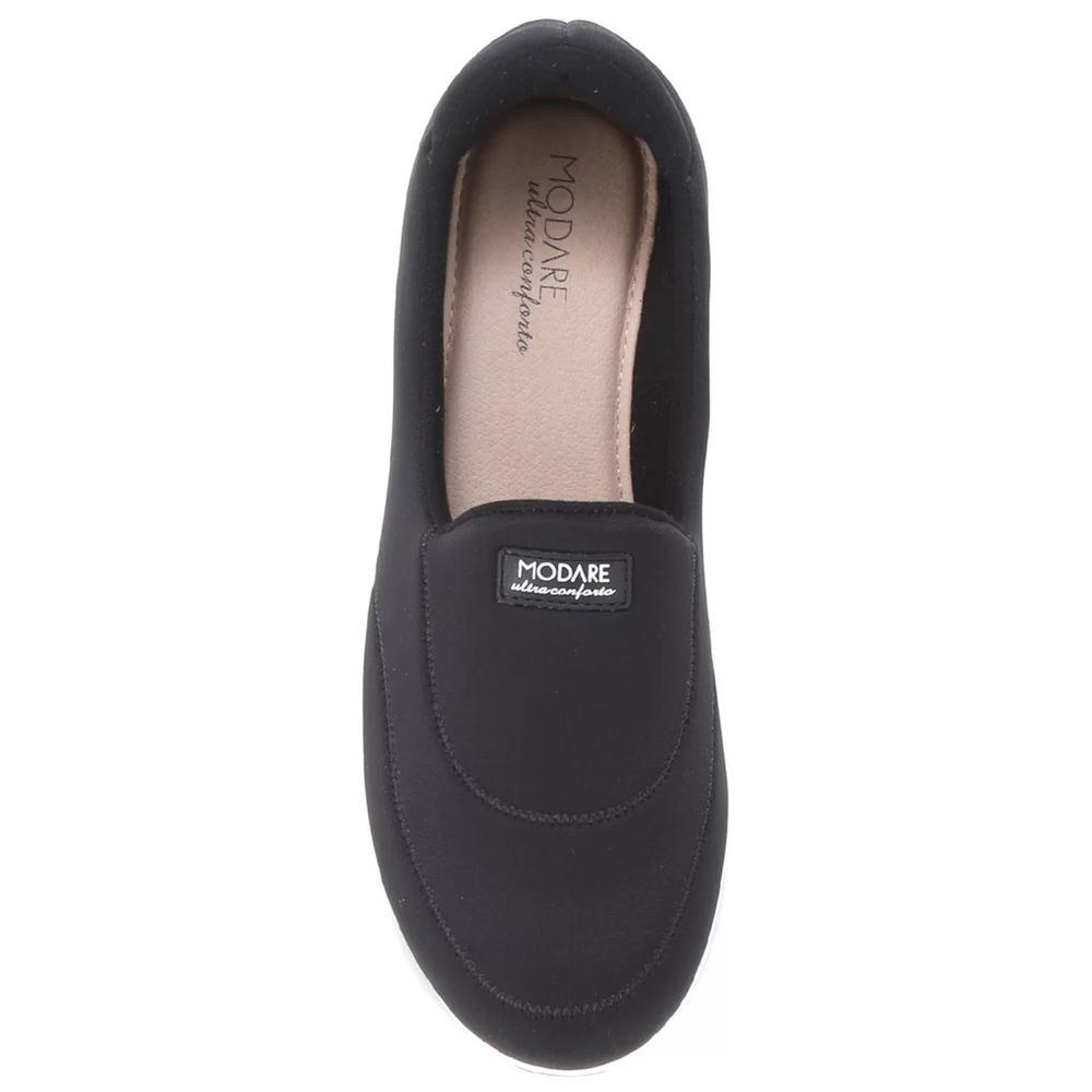 Tênis Slip On Modare Liso Feminino - Preto - 3