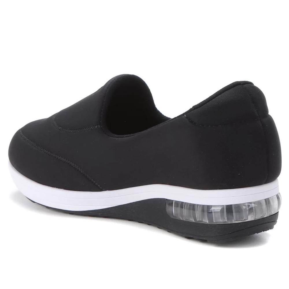 Tênis Slip On Modare Liso Feminino - Preto - 4