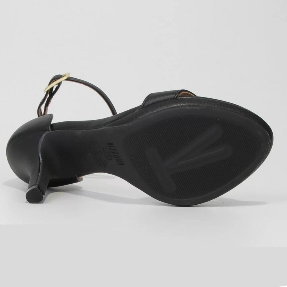 Sandália Vizzano Meia Pata Salto Alto Feminina - Preto - 5