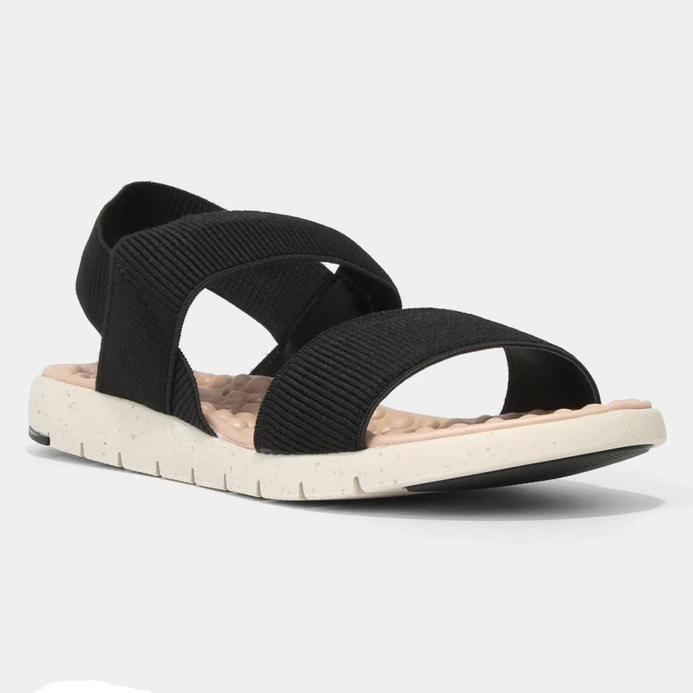 Sandália Modare Elásticos Ultra Confort Feminina - Preto - 1