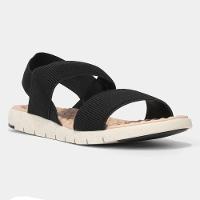 Sandália Modare Elásticos Ultra Confort Feminina - Preto - 1