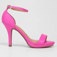 Sandália Vizzano Meia Pata Salto Alto Feminina - Rosa - 2