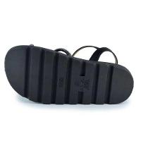 Rasteira Vizzano Flatform Tiras Strass Feminina - Preto - 4