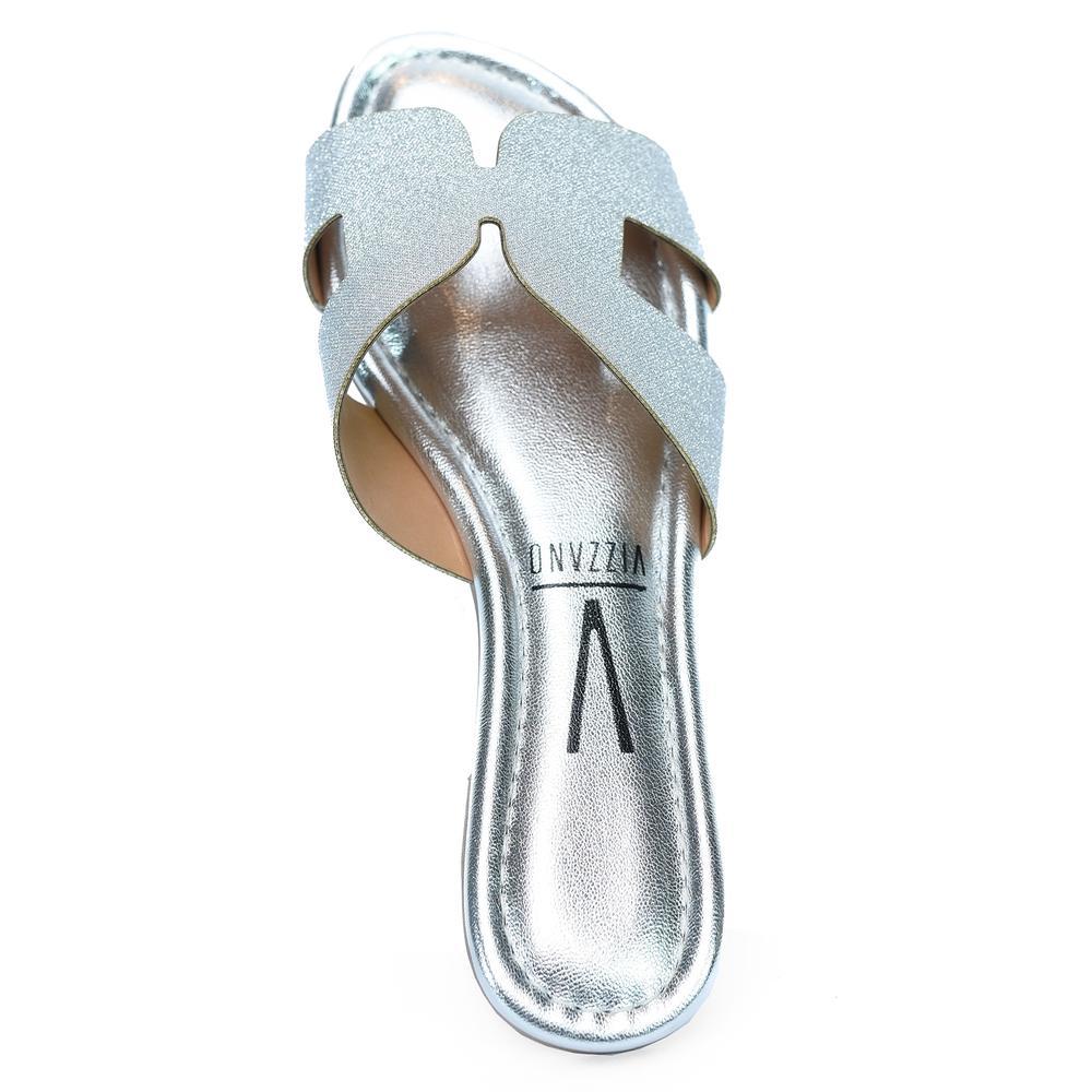 Rasteira Vizzano H Tela Paris Feminina - Prata - 3