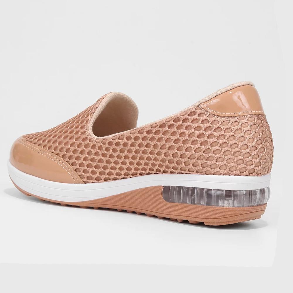 Slip On Modare Tela Sport Feminino - Nude - 4